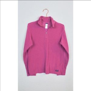 Pink small Patagonia quarter zip